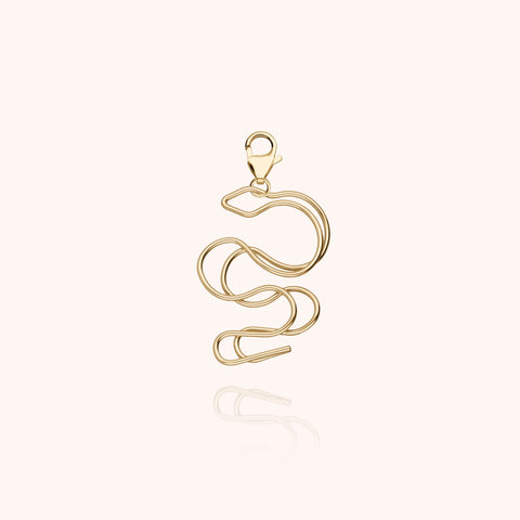 Snake Big Locket Charms