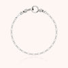 Attache moi Rectangle Chain Bracelet - silver 1