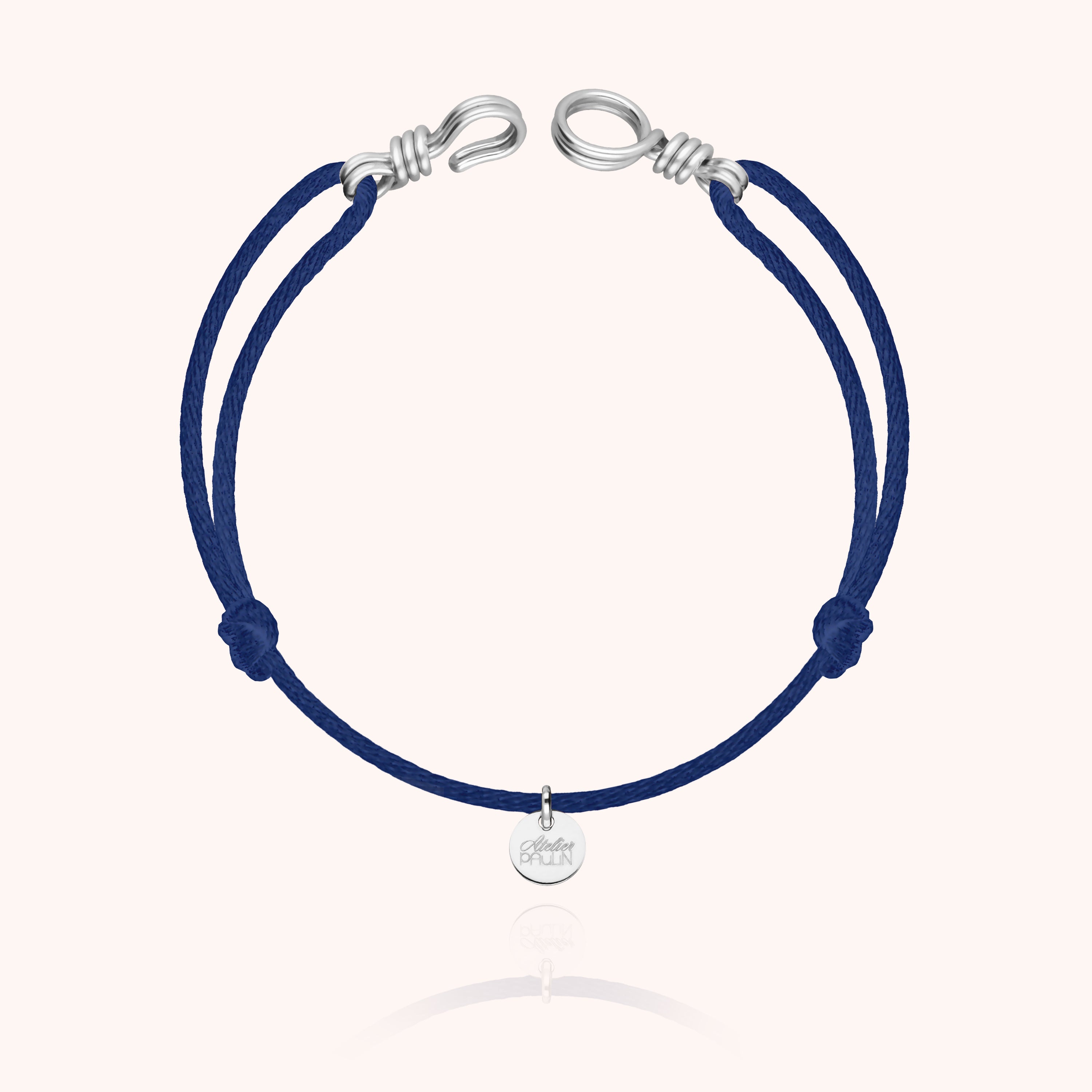 Bracelet cordon sobre masculin argent 925 cadeau masculin Atelier Paulin - argent sterling - enfant