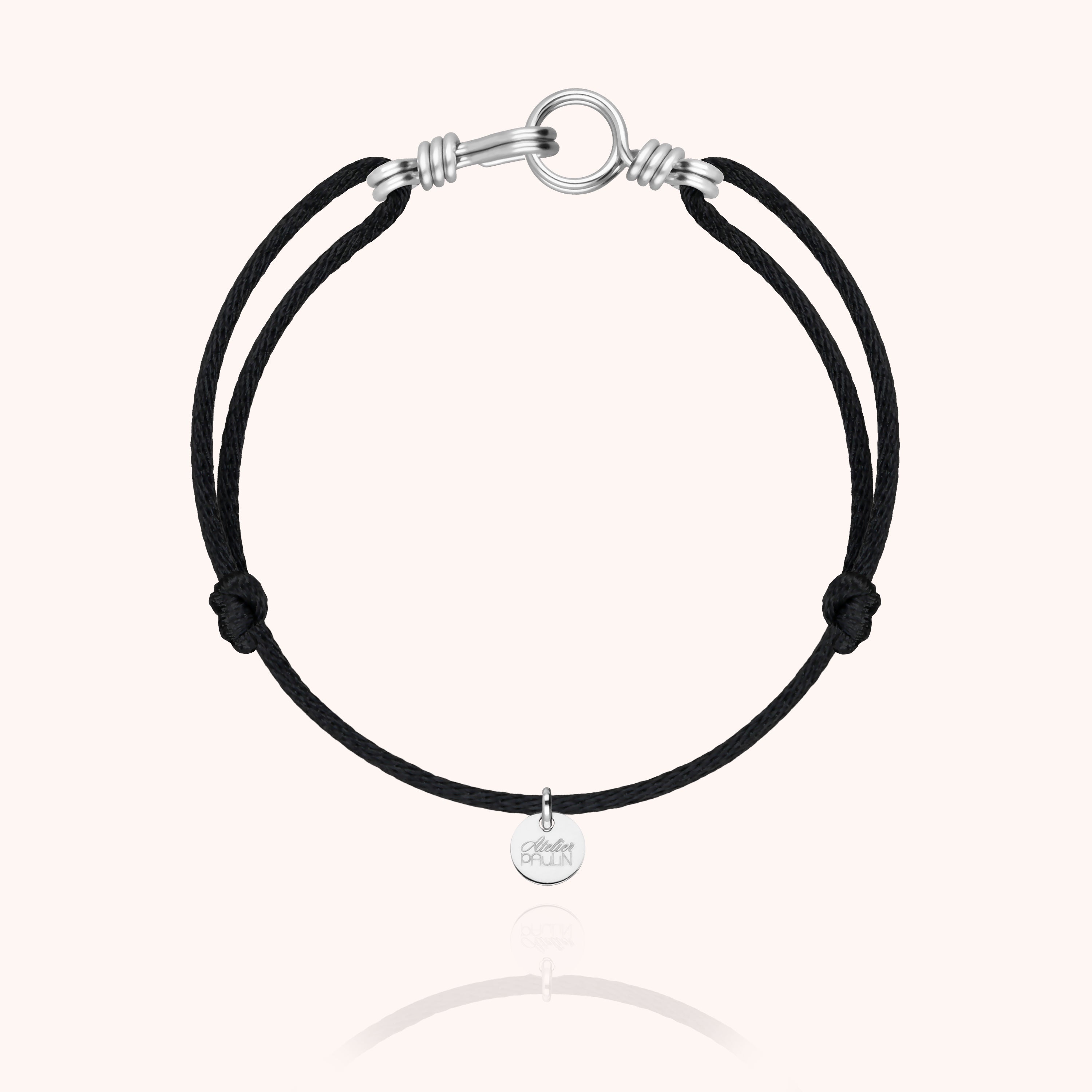 Bracelet Cordon Attache moi en argent sterling 925 — bijou fait main Atelier Paulin