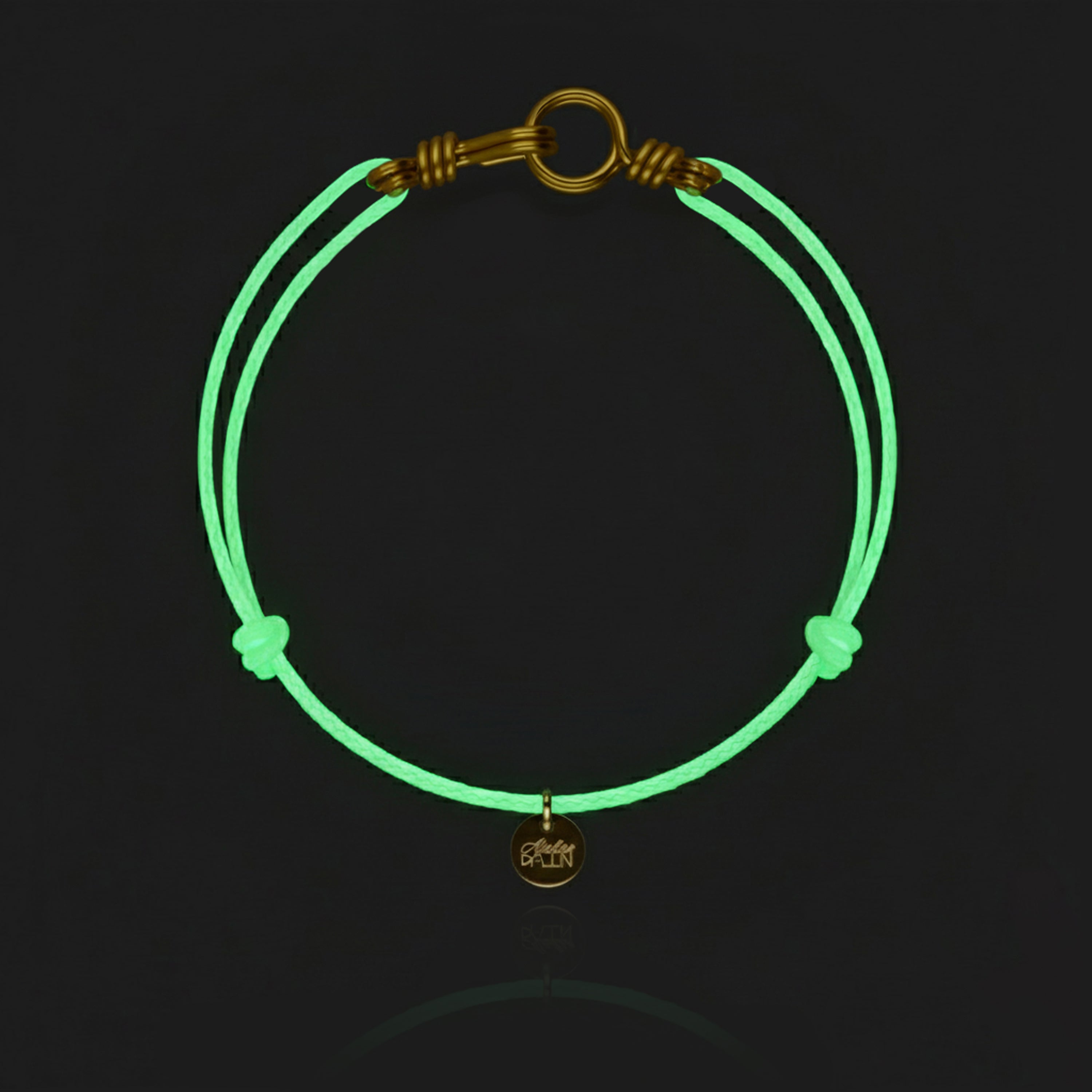 Attache moi Phosphorescent Cord Bracelet - 14k yellow gold filled