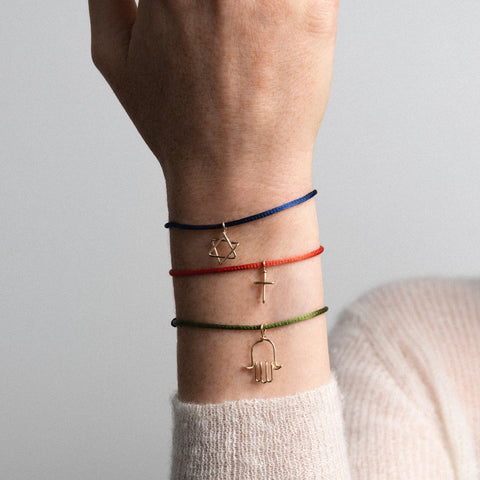 alternate image of Symbolic Charms Cord Bracelet - hand of fatma