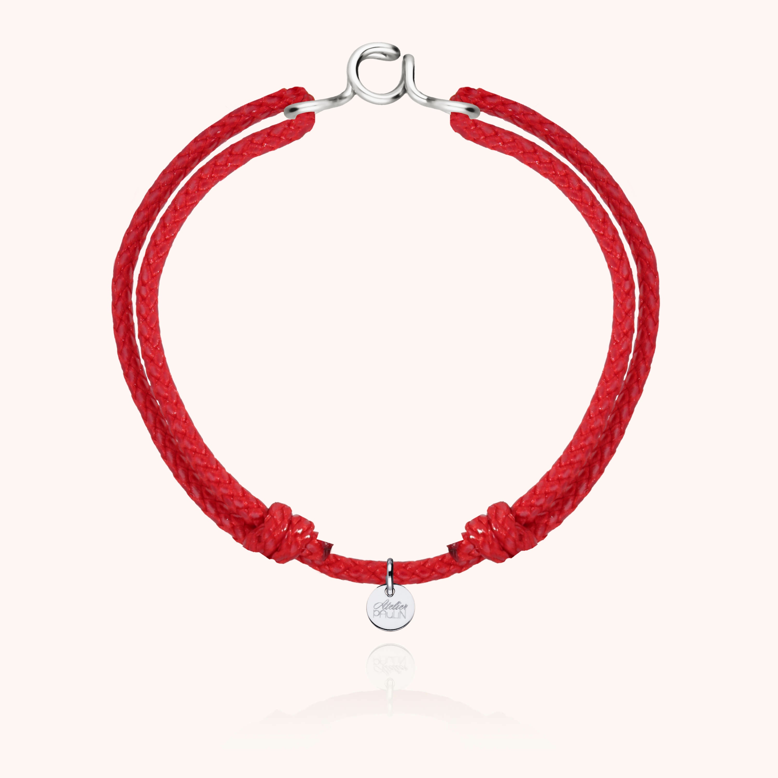 Bracelet Cordon Ciré Initiale Homme — bijou artisanal bracelet livraison express