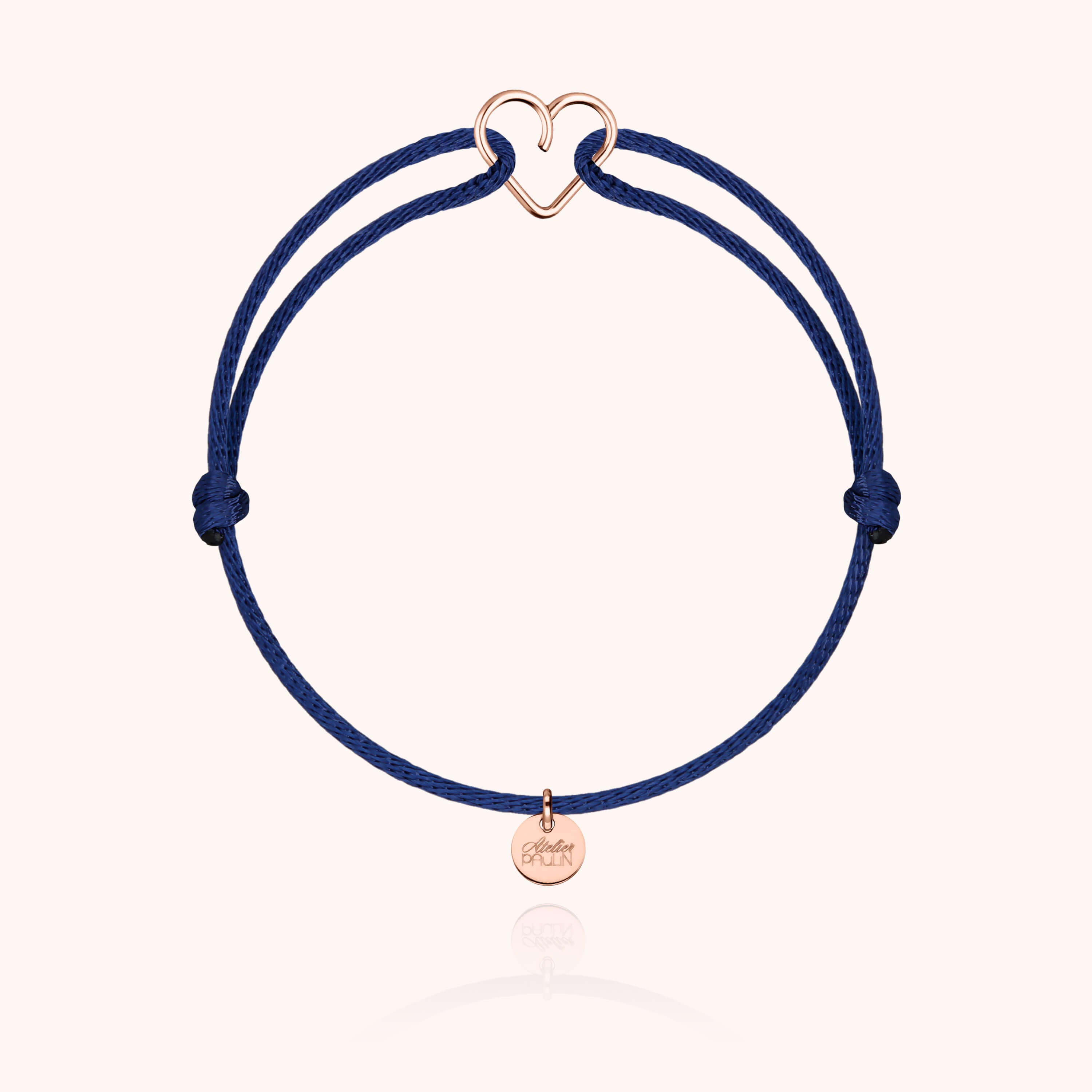 Bracelet cordon raffiné gold filled 14k anniversaire Atelier Paulin - or rose laminé - enfant
