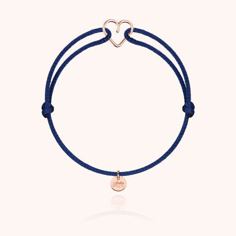 14k rose gold filled - night blue