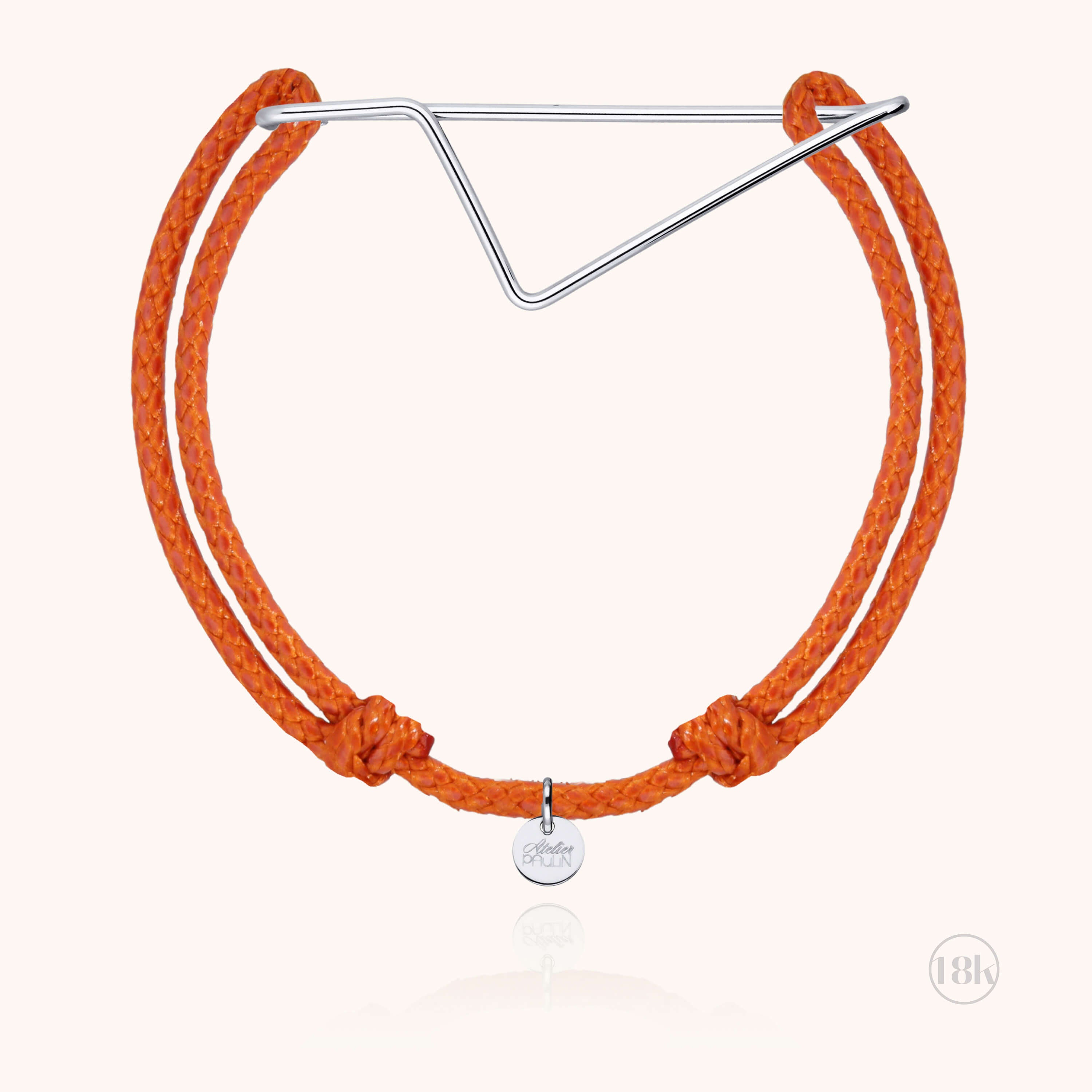 Cord Bracelet Corsica - white gold 750/1000