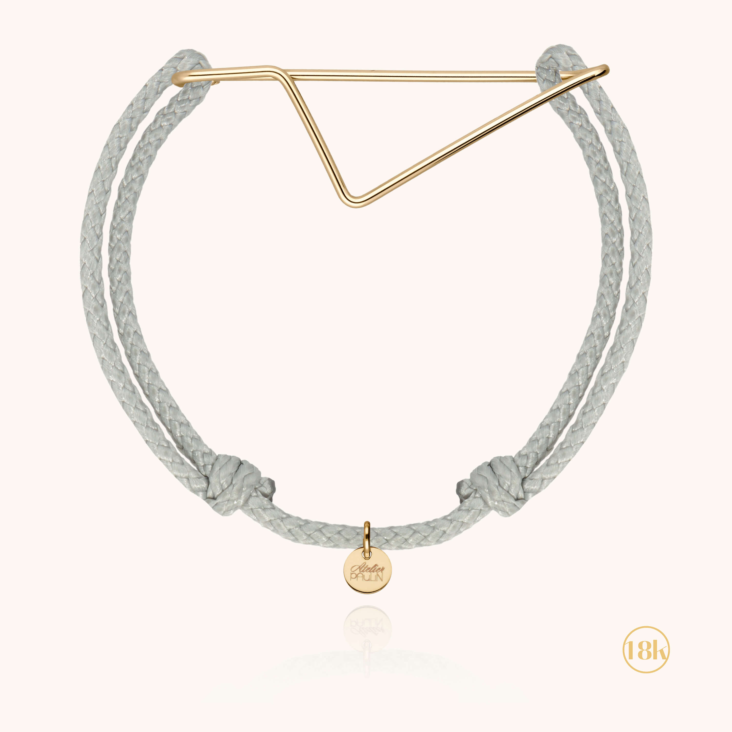 Bracelet Cordon Corsica - or jaune 750/1000