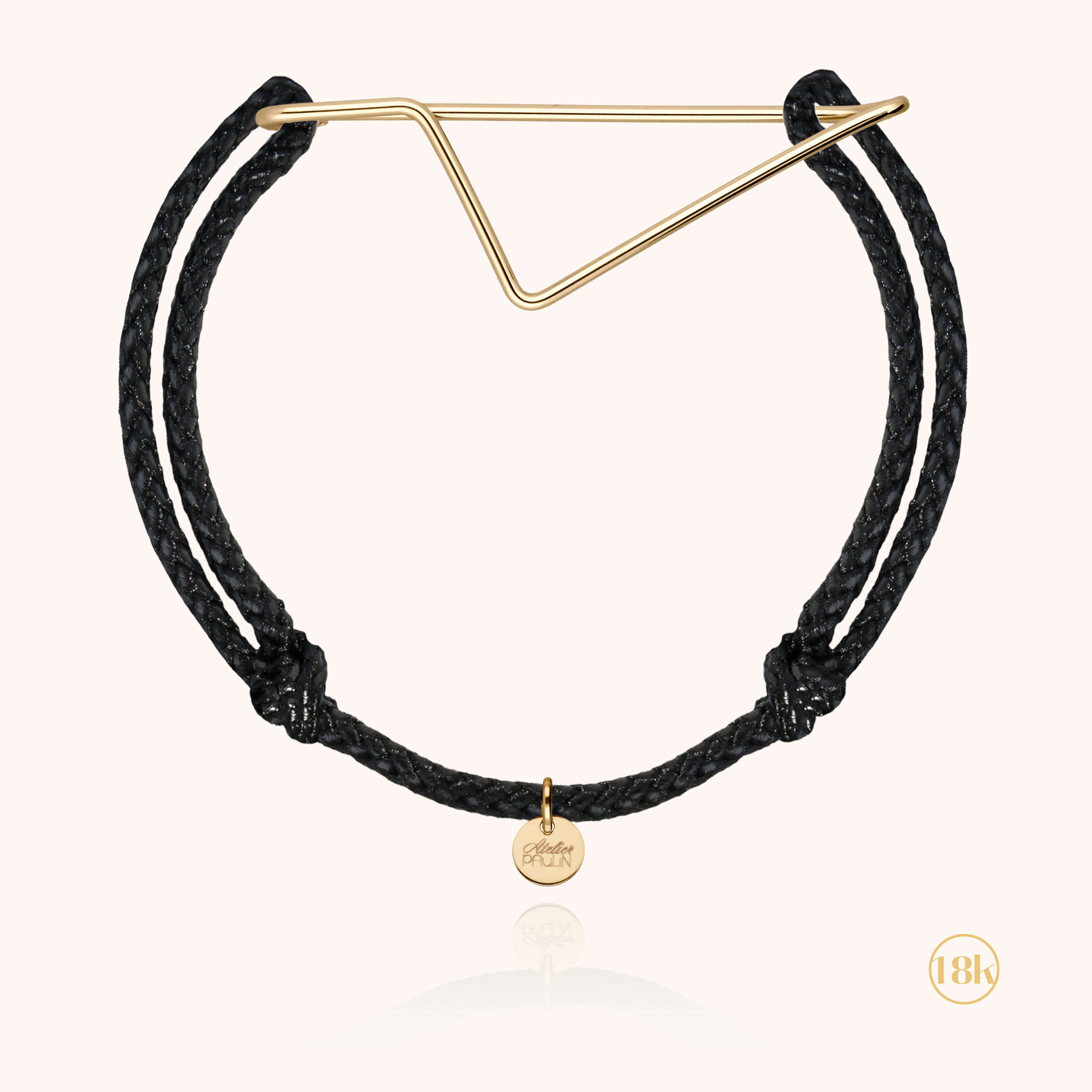 Bracelet Cordon Corsica - or jaune 750/1000