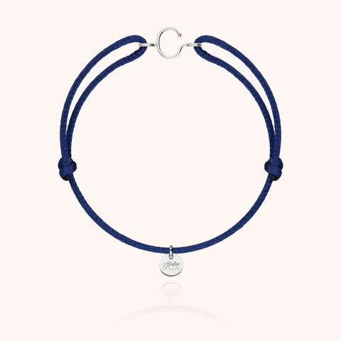 18k white gold - night blue