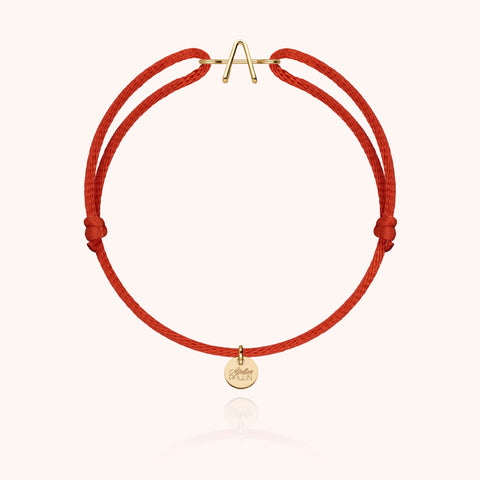 18k yellow gold - coral