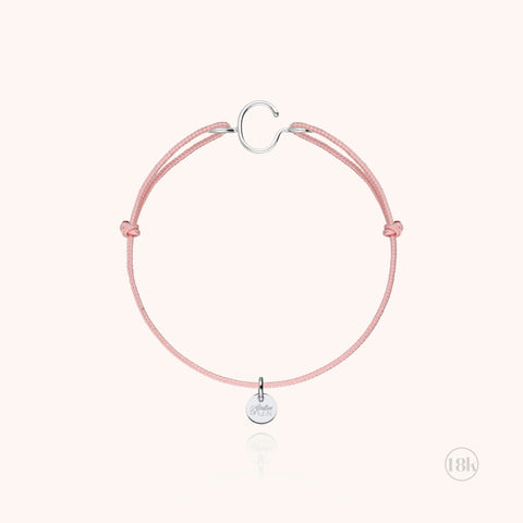 18k white gold - light rose