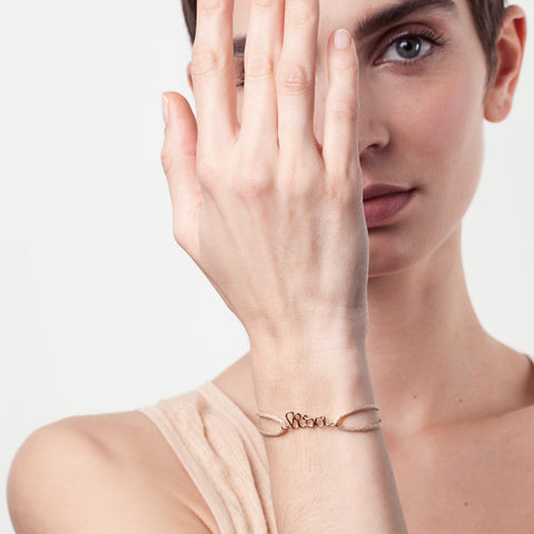 alternate image of Lurex Personalized Cord Bracelet