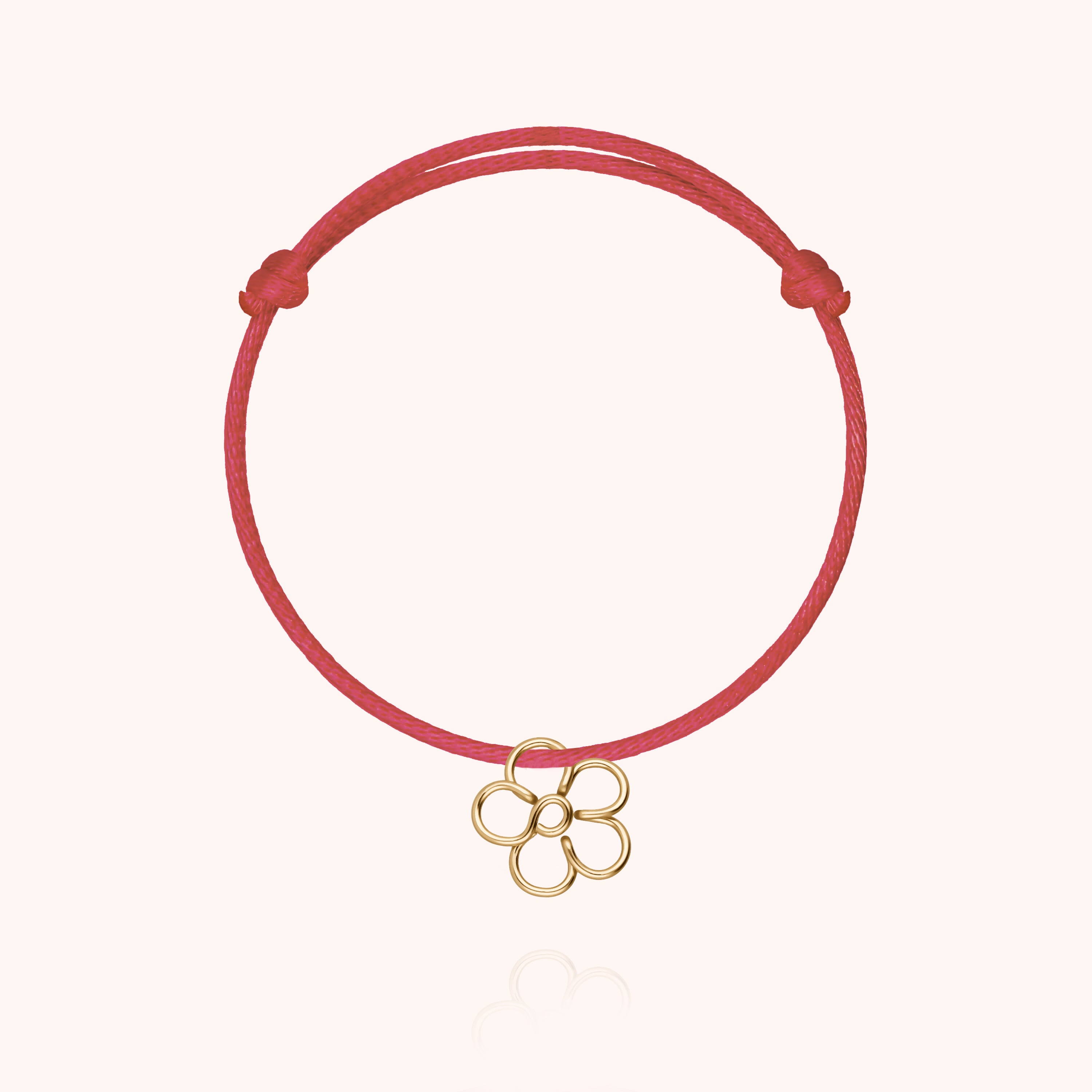 Free Tiny Blossom Charms Cord Bracelet