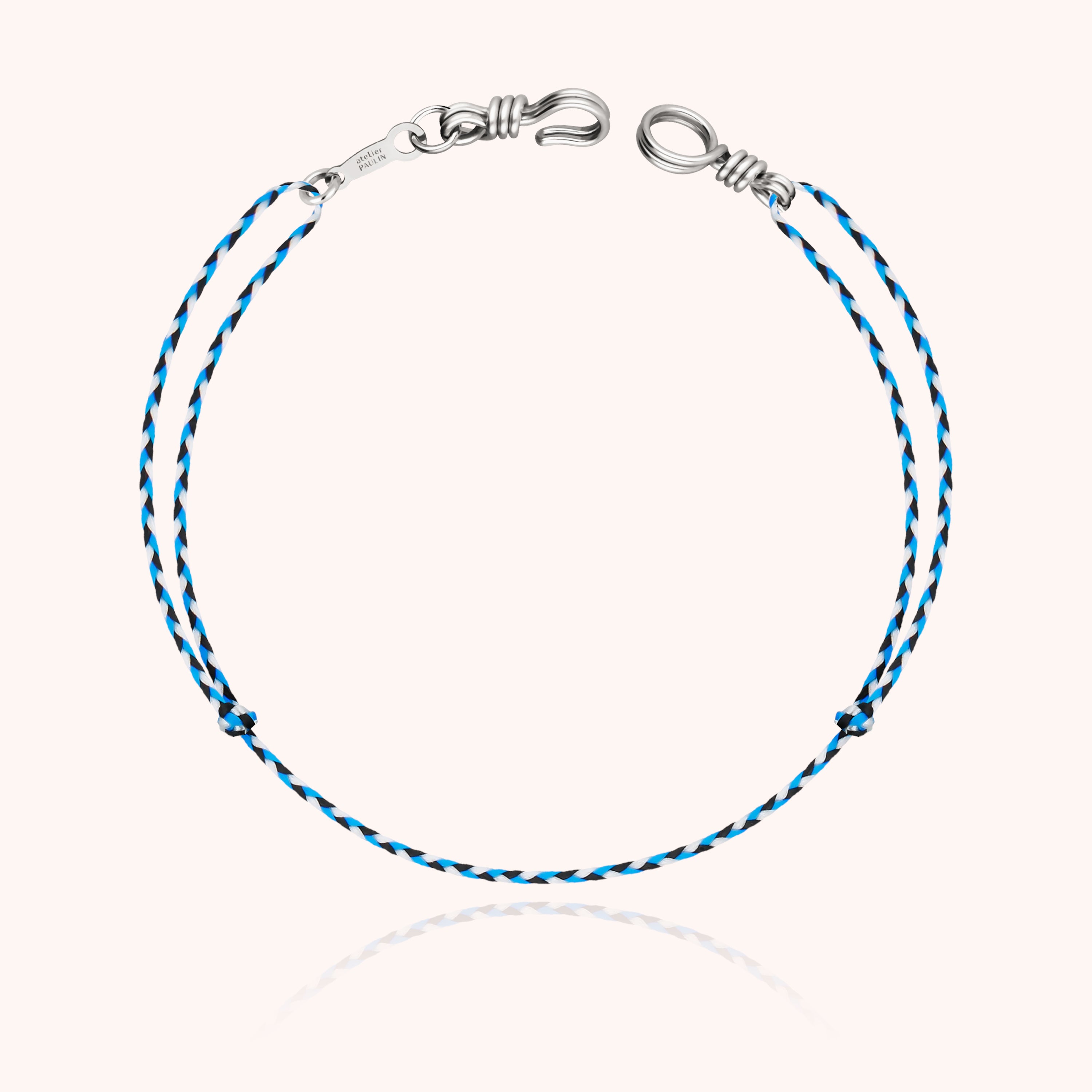 Bracelet Cordon Mini Attache moi - argent