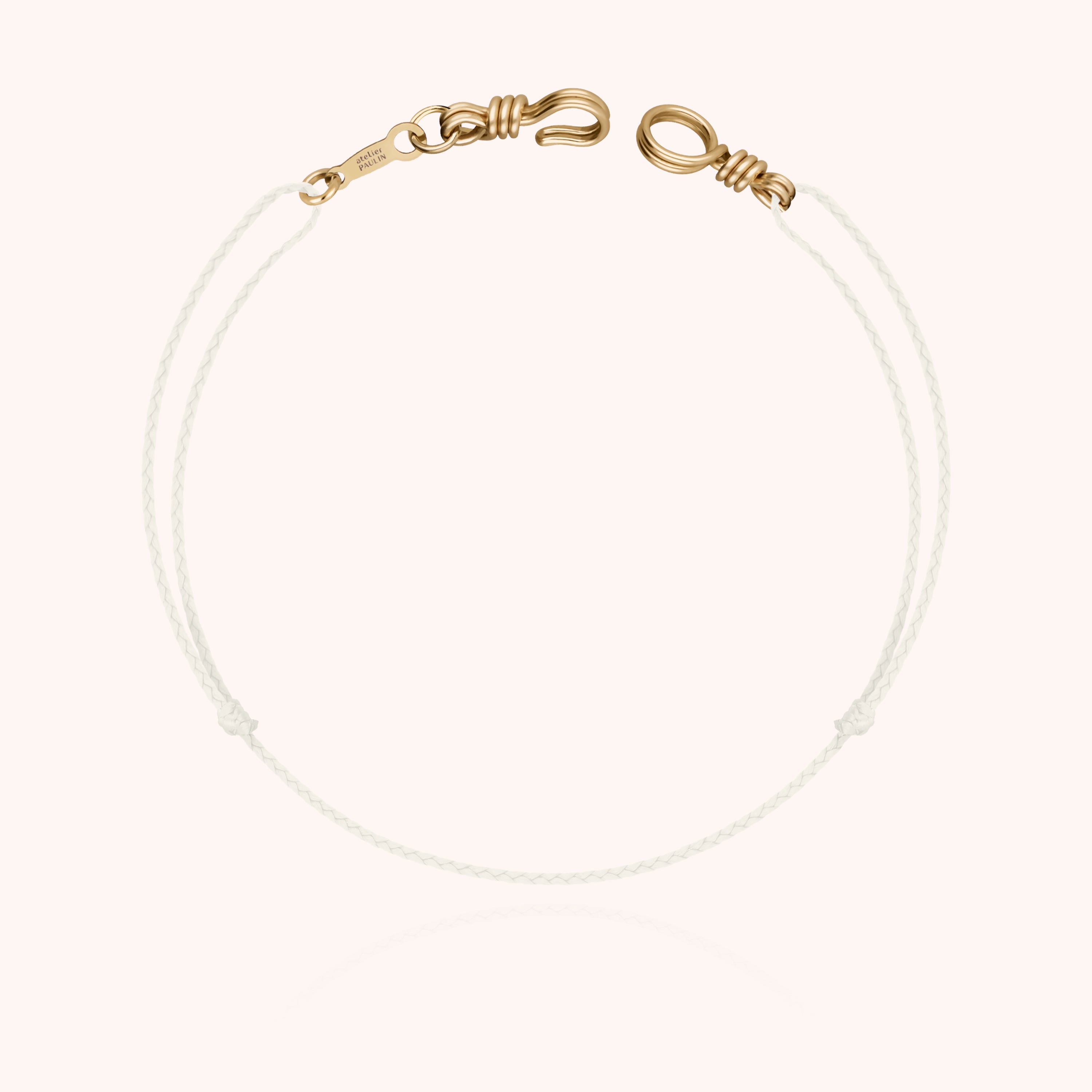 Bracelet Cordon Mini Attache moi - or jaune 750/1000