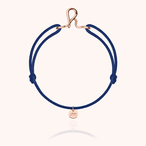 14k rose gold filled - night blue