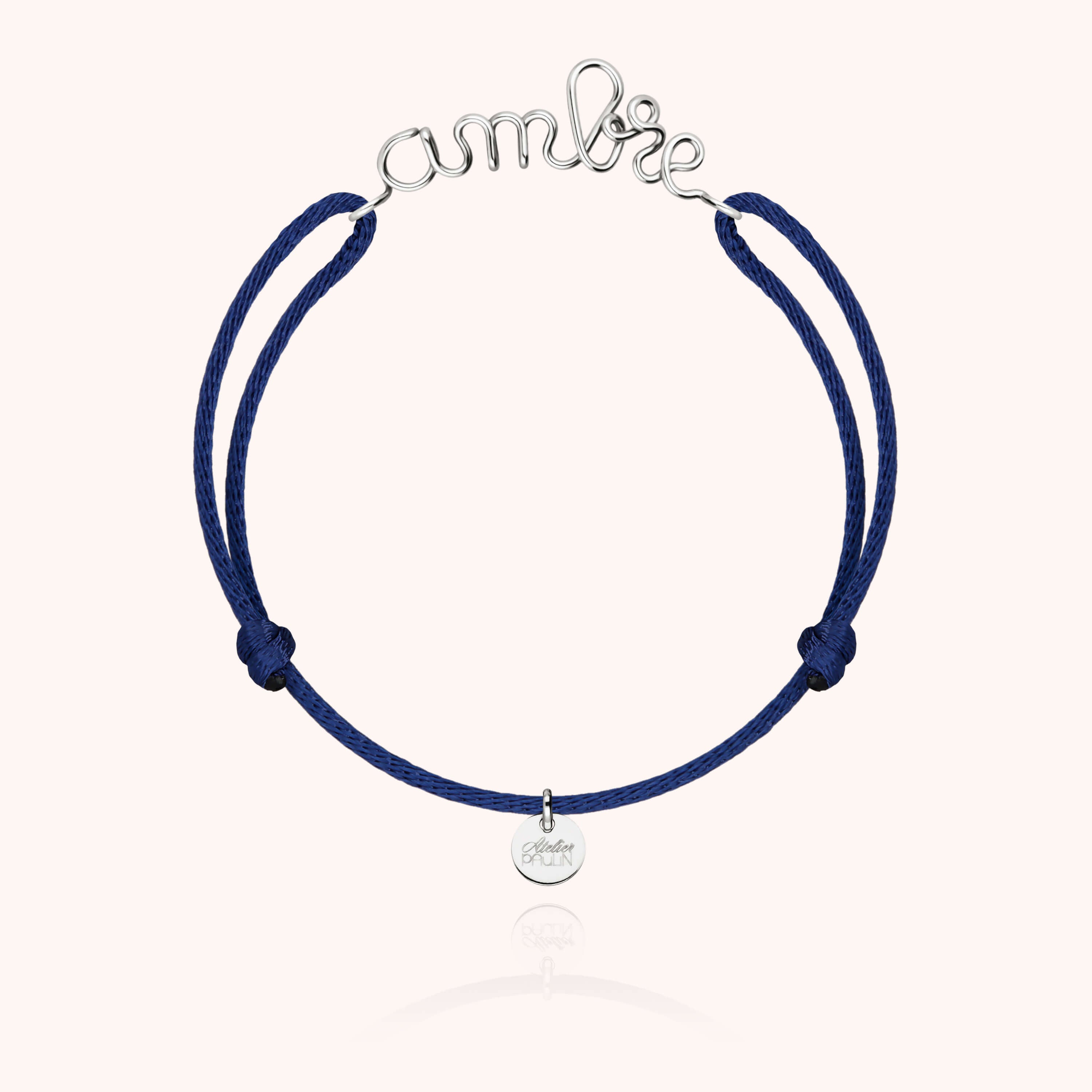 Bracelet cordon sobre masculin gold filled 14k cadeau élégant homme Atelier Paulin - or rose