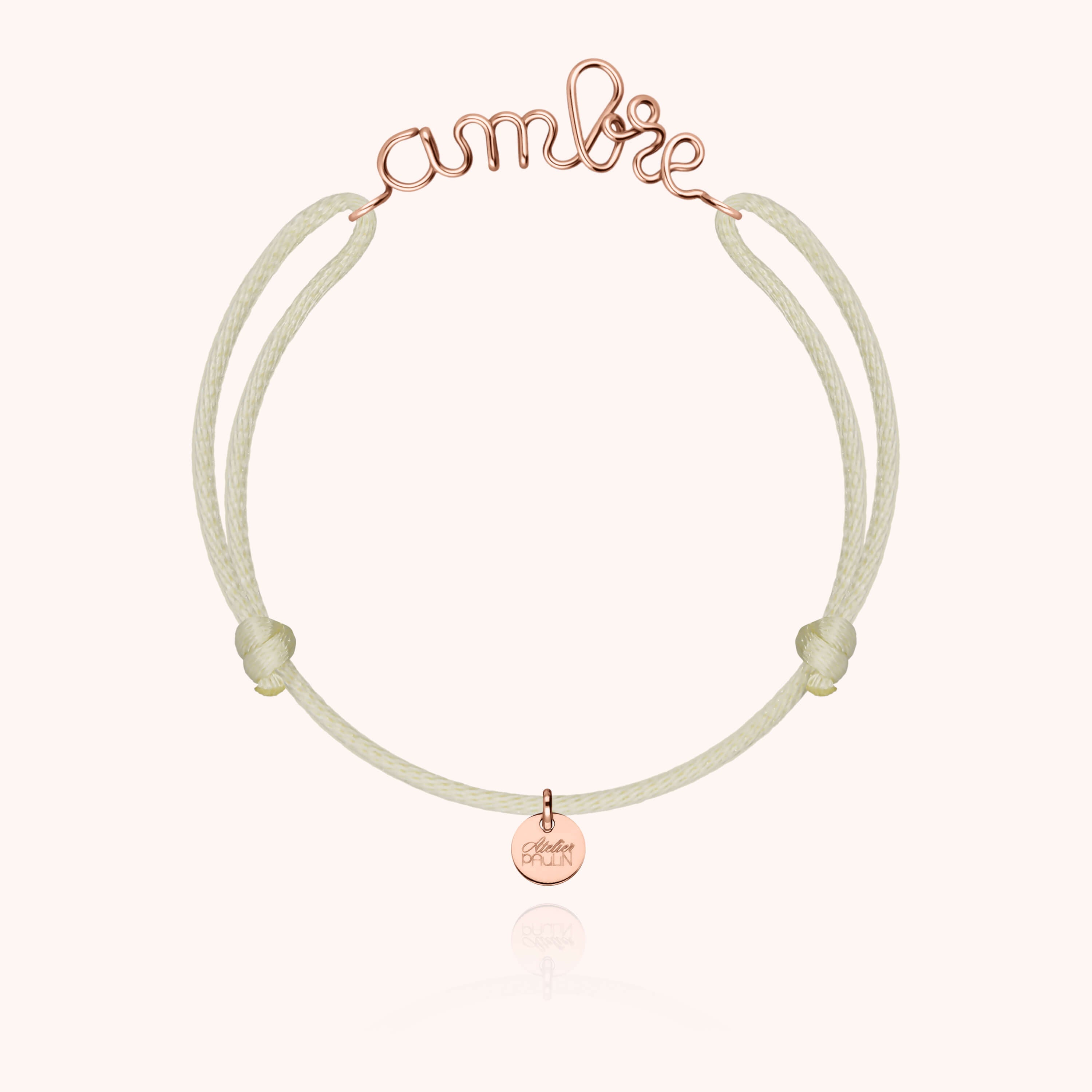 Bracelet cordon quotidien homme gold filled 14k cadeau élégant homme Atelier Paulin - or jaune