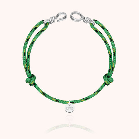 alternate image of Attache-moi Knot Cord Bracelet - silver