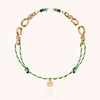 14k yellow gold filled - emerald 2