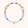 14k yellow gold filled - blue sapphire 1
