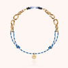14k yellow gold filled - blue sapphire 2