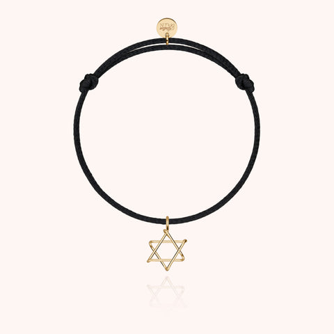 alternate image of Symbolic Charms Cord Bracelet - star of david