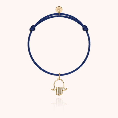 14k yellow gold filled - 18k yellow gold - night blue