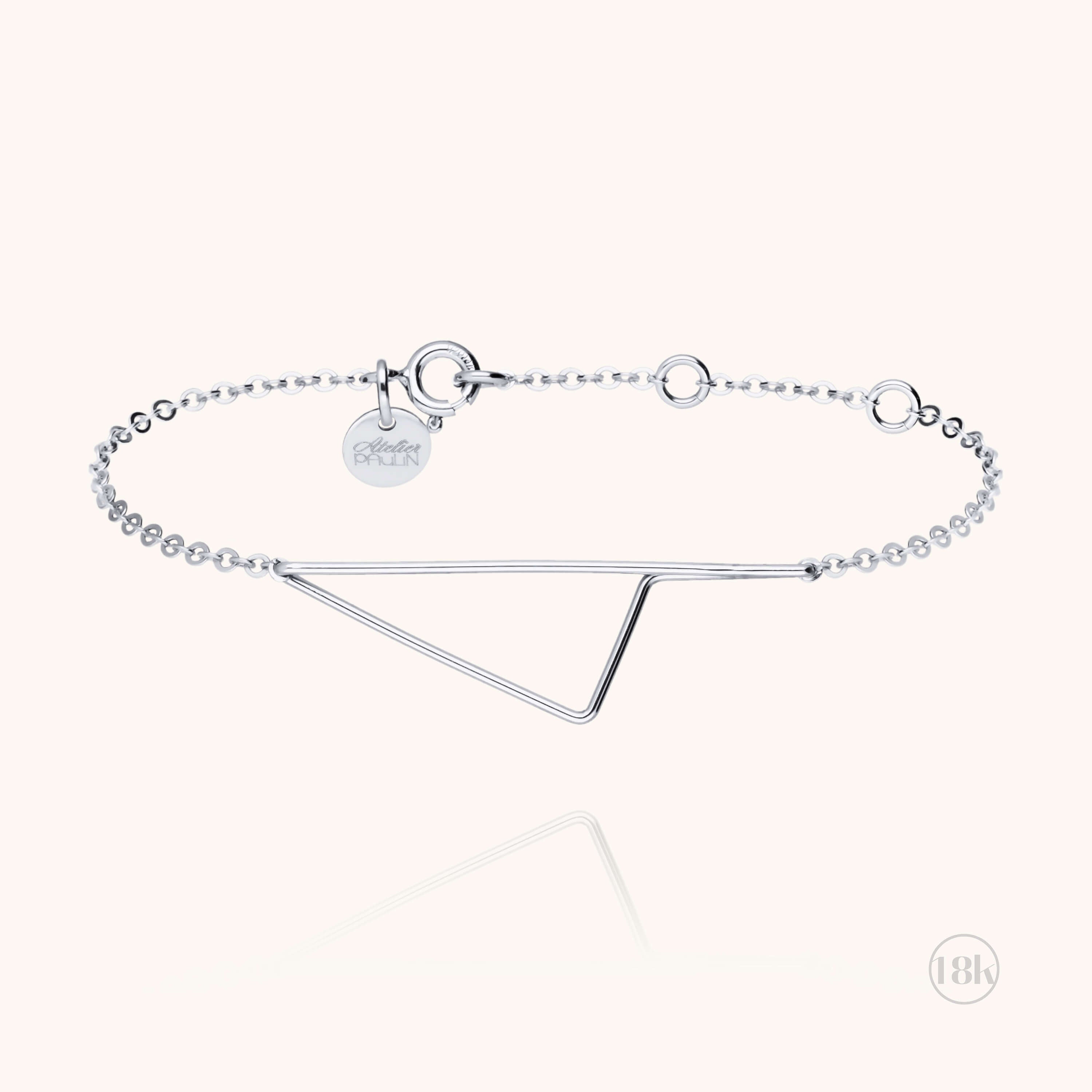 Bracelet Corsica - or blanc 750/1000