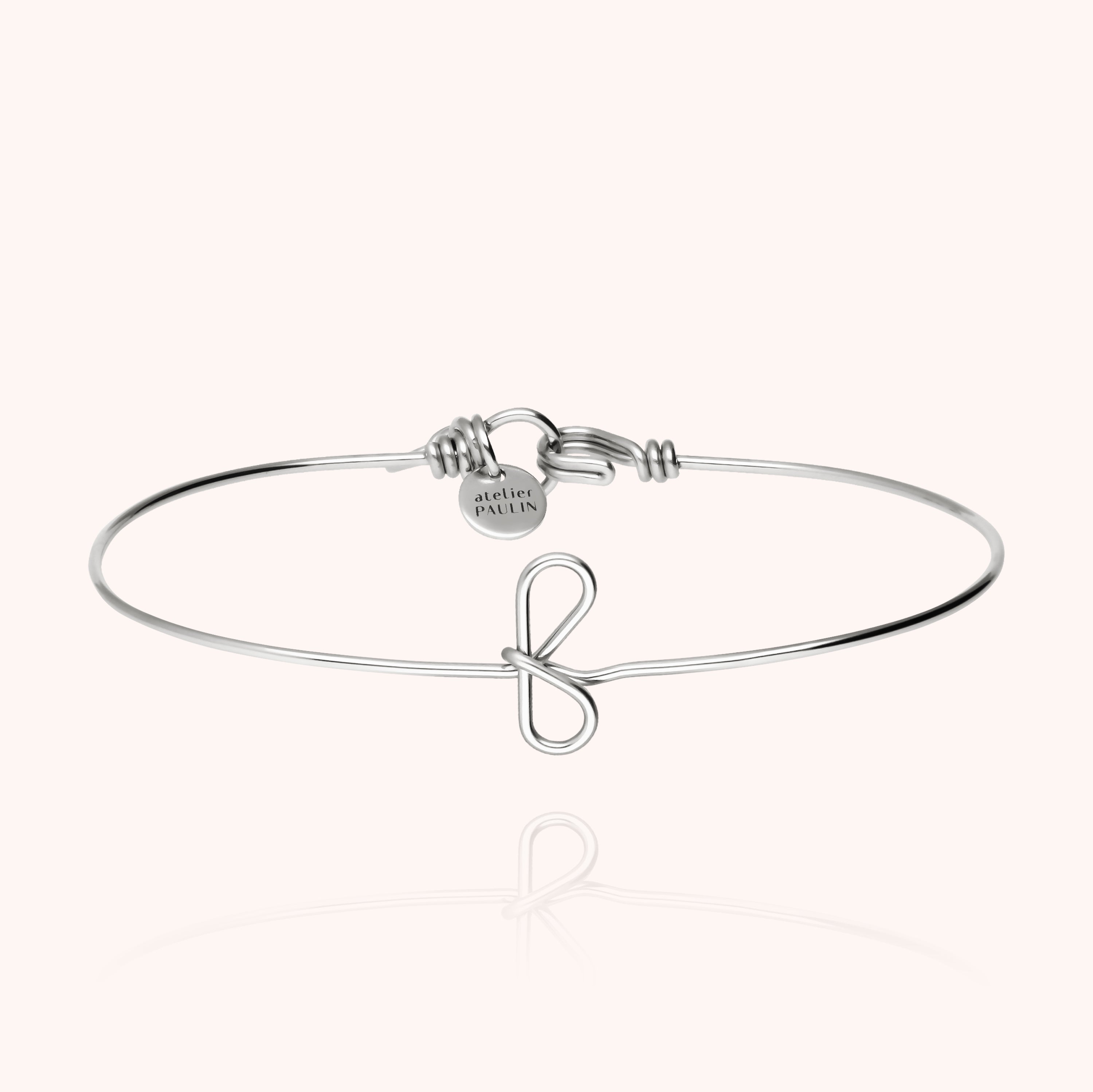 Original Initiale Bangle Bracelet - silver