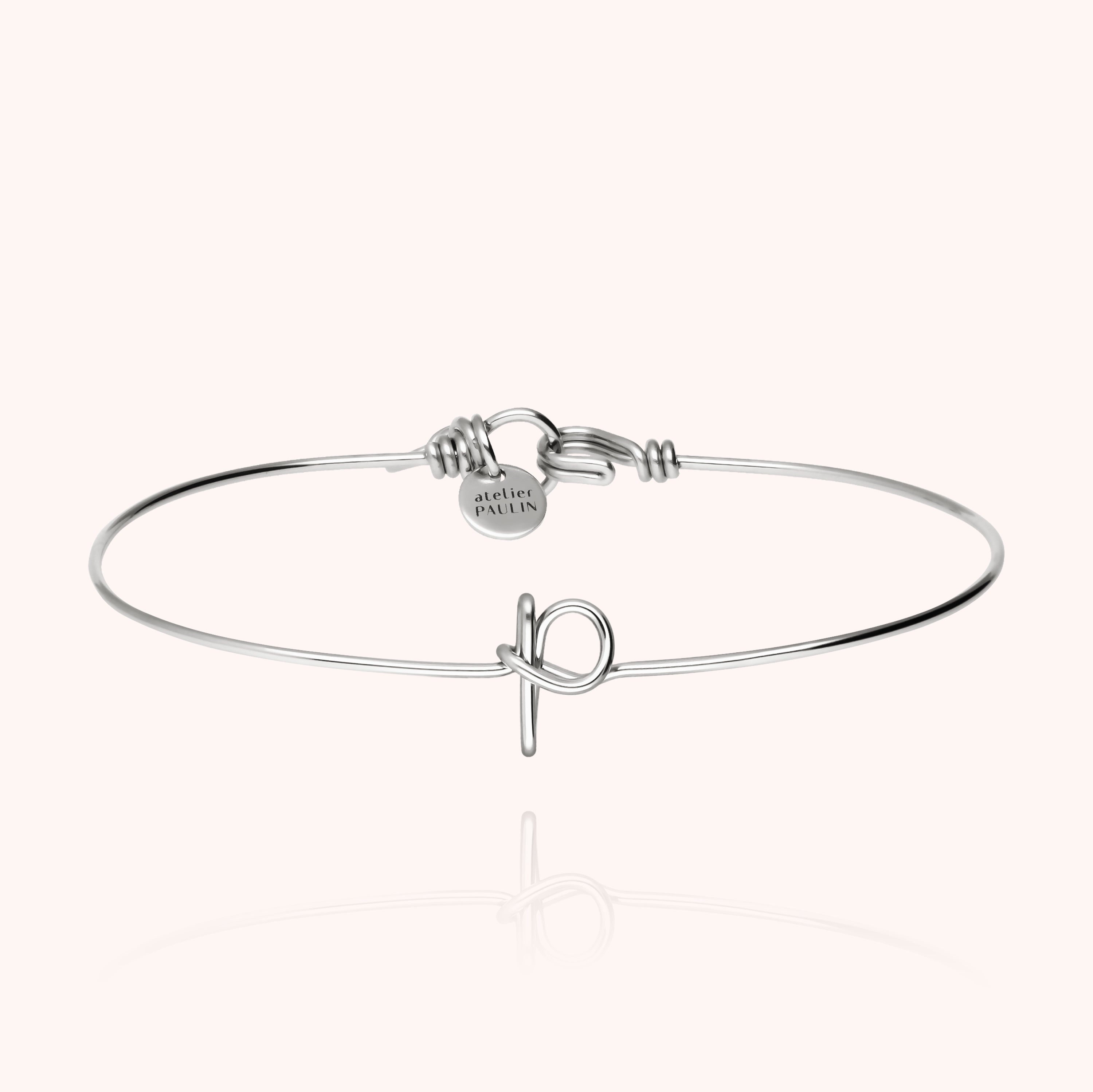 Original Initiale Bangle Bracelet - silver