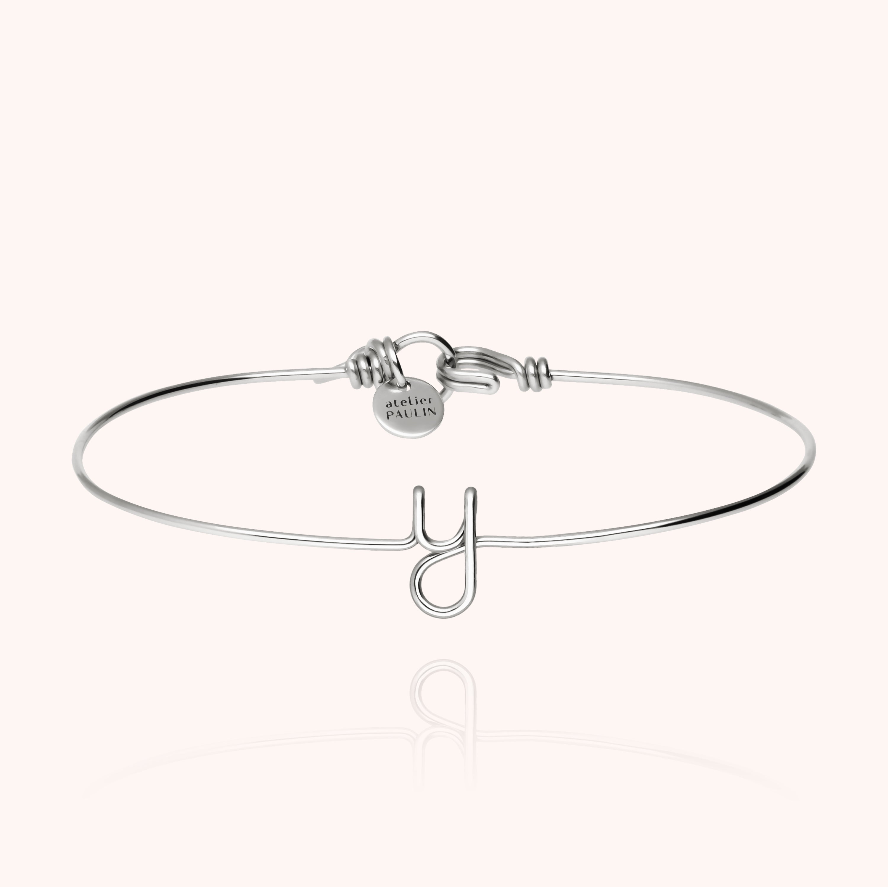 Original Initiale Bangle Bracelet - silver