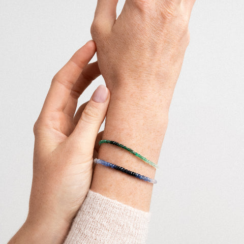 alternate image of Nonza Rivière Bracelet - blue sapphire