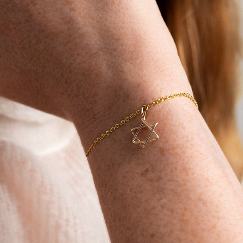 alternate image of Symbolic Charms Bracelet - star of David