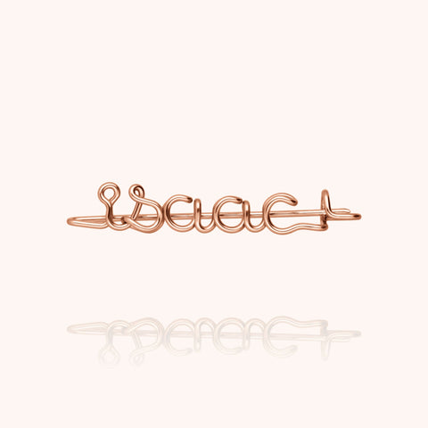Original Personalized Brooch - 14k rose gold filled