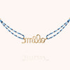Slim Knot Personalized Cord Necklace - 14k yellow gold filled 6