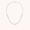 Slim Knot Personalized Cord Necklace - 14k yellow gold filled 5