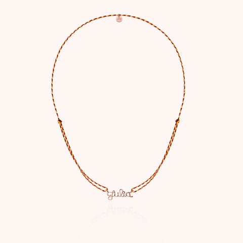 18k rose gold - red