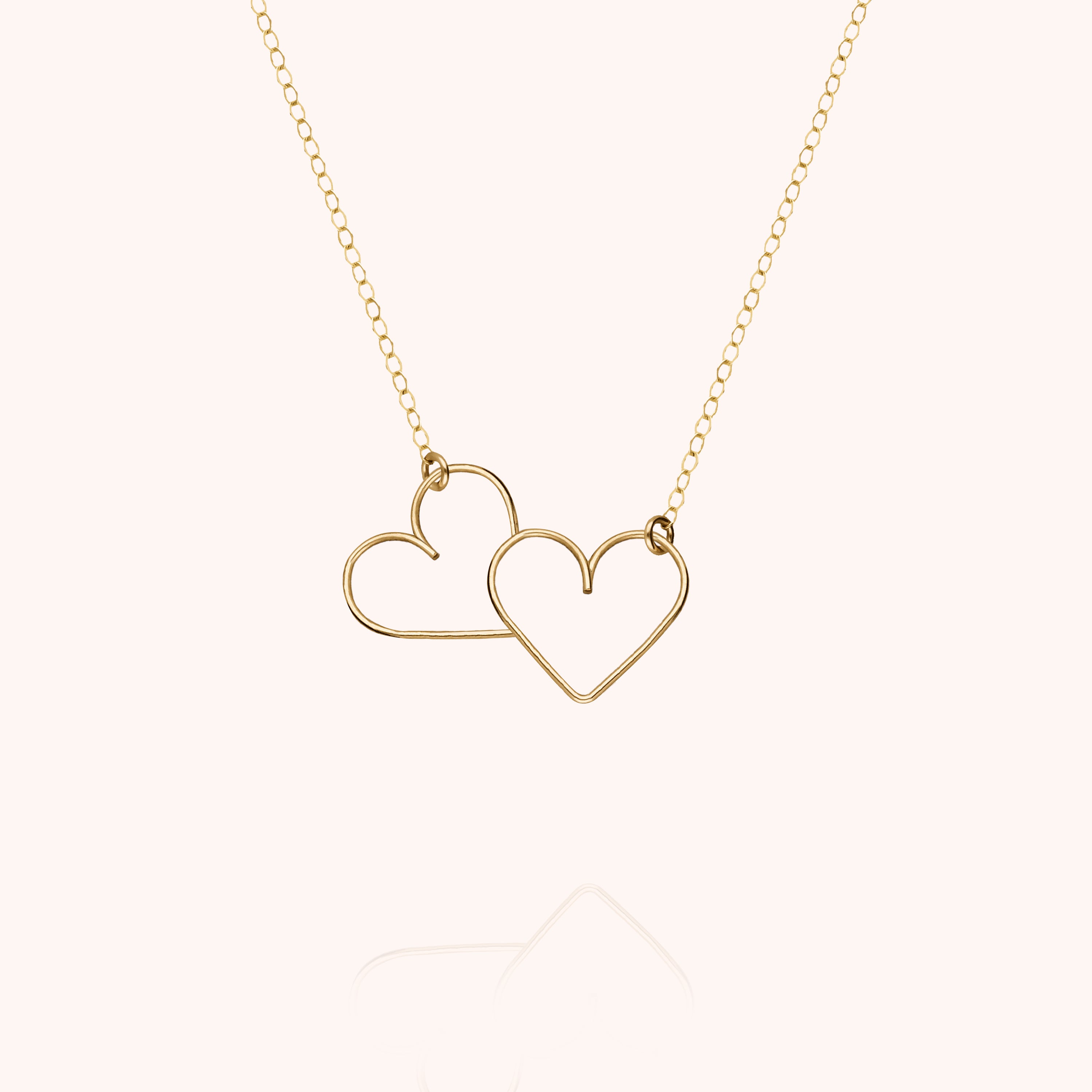 Give Me Your Heart Necklace - 14k yellow gold filled