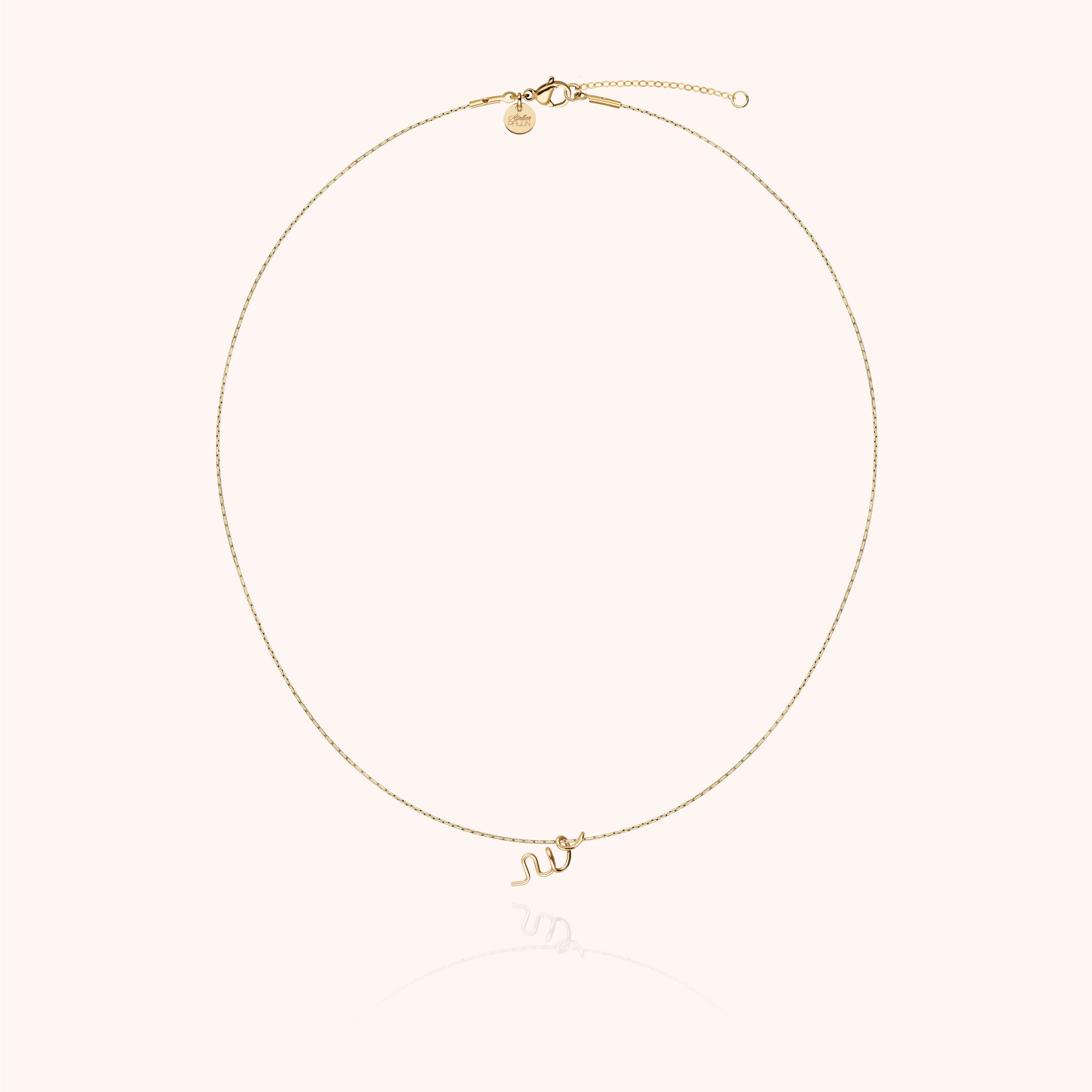 Collier Original Initiale — bijou artisanal collier livraison express