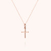 14k rose gold filled - cross 4