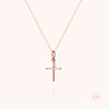 18k rose gold - cross 8
