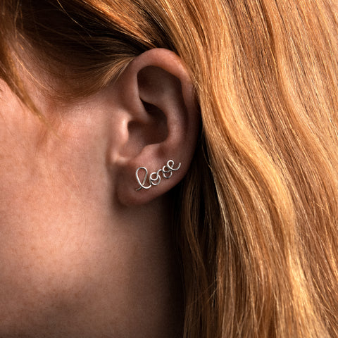 alternate image of Original Personalized Ear Cuff - 18k white gold
