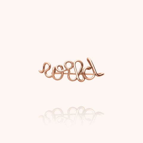 Original Personalized Ear Cuff - 14k rose gold filled