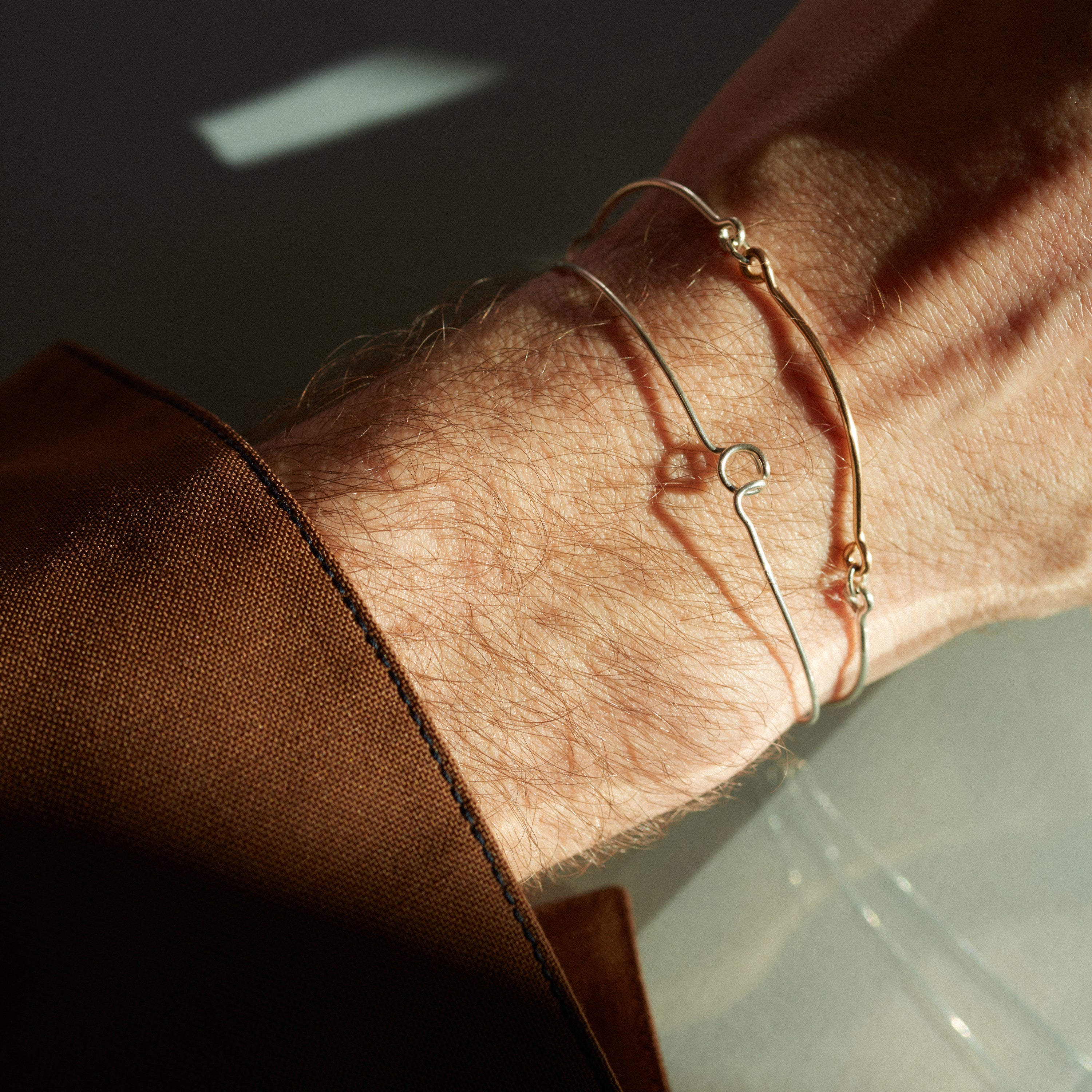 Original Initiale Bangle Bracelet - silver