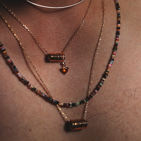 alternate image of Judd Necklace - 14k yellow gold filled