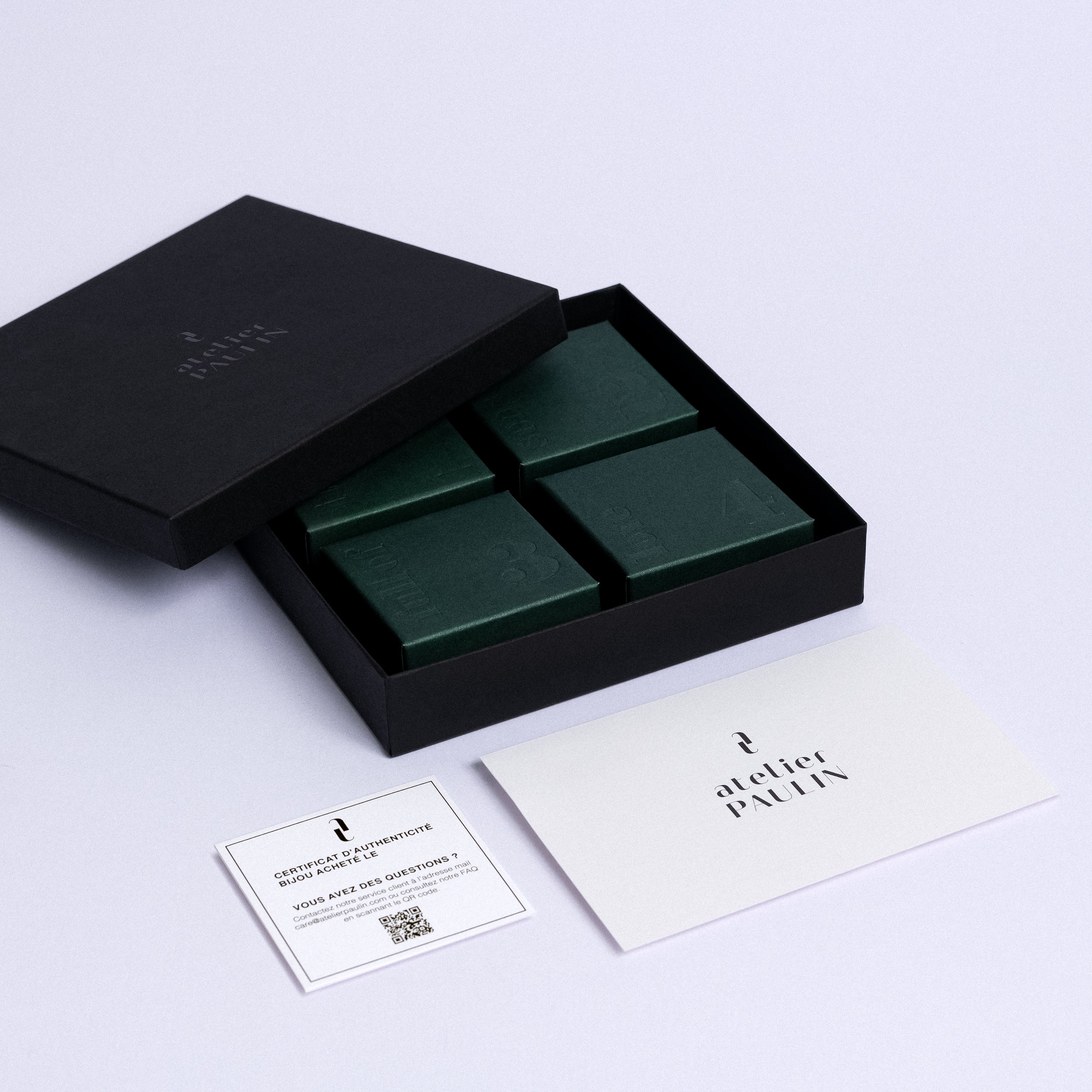 Coffret L'Initiale - or rose 750/1000
