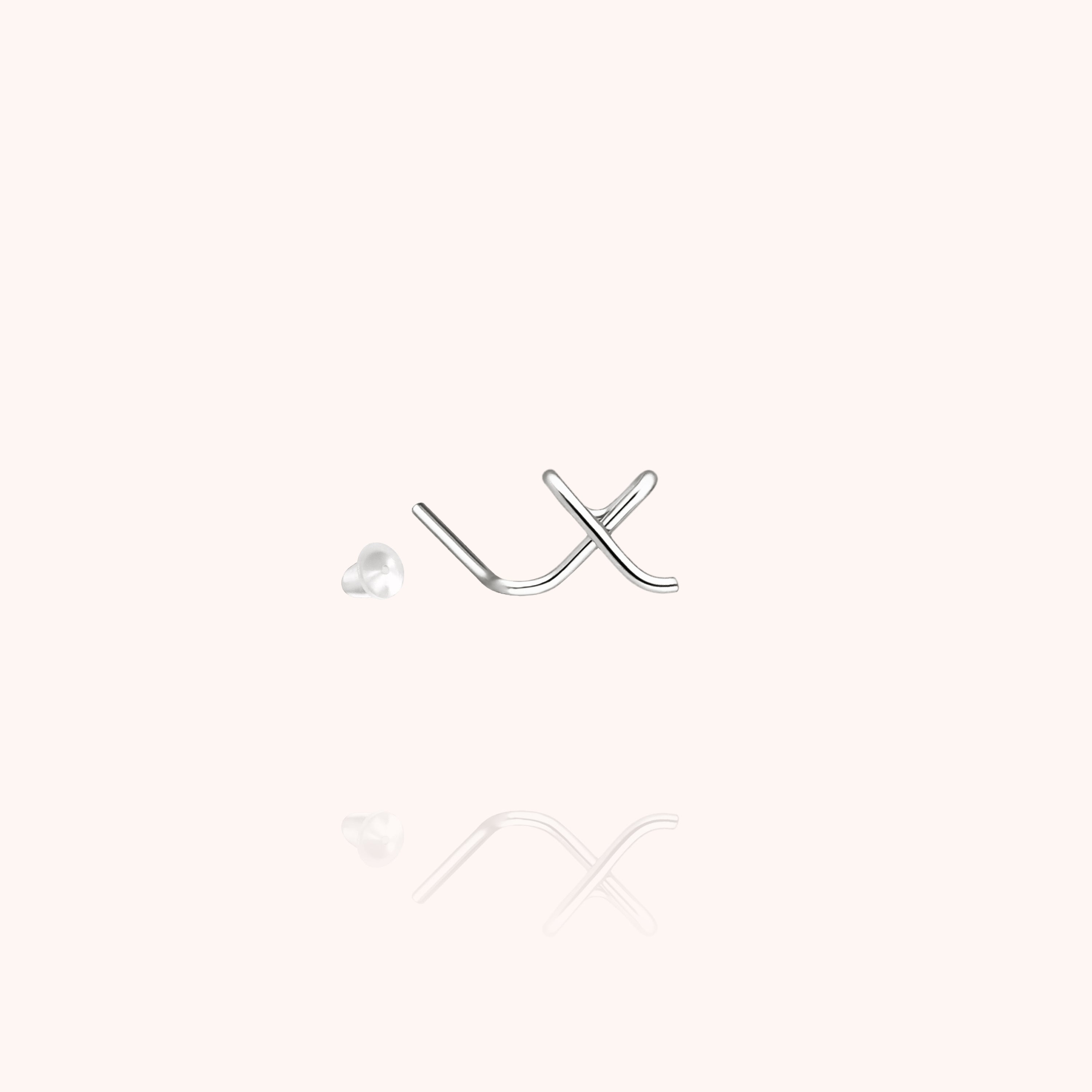 Puce d'Oreille Originale Initiale en argent sterling 925 — boucles d'oreilles personnalisable Atelier Paulin