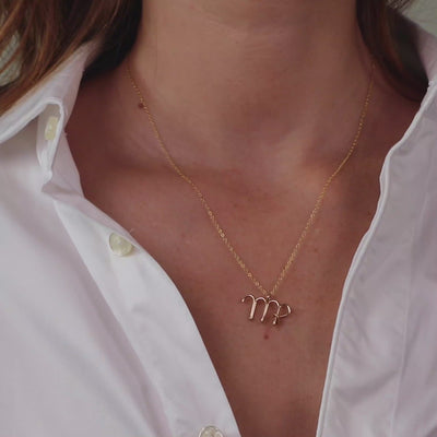 Vidéo : Collier Astro Vierge façonné à la main à Paris