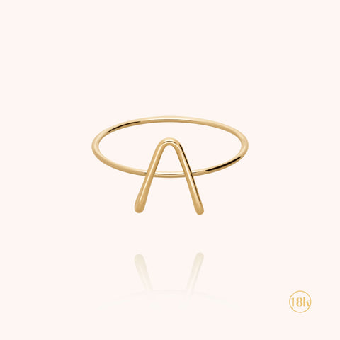 18k yellow gold - A